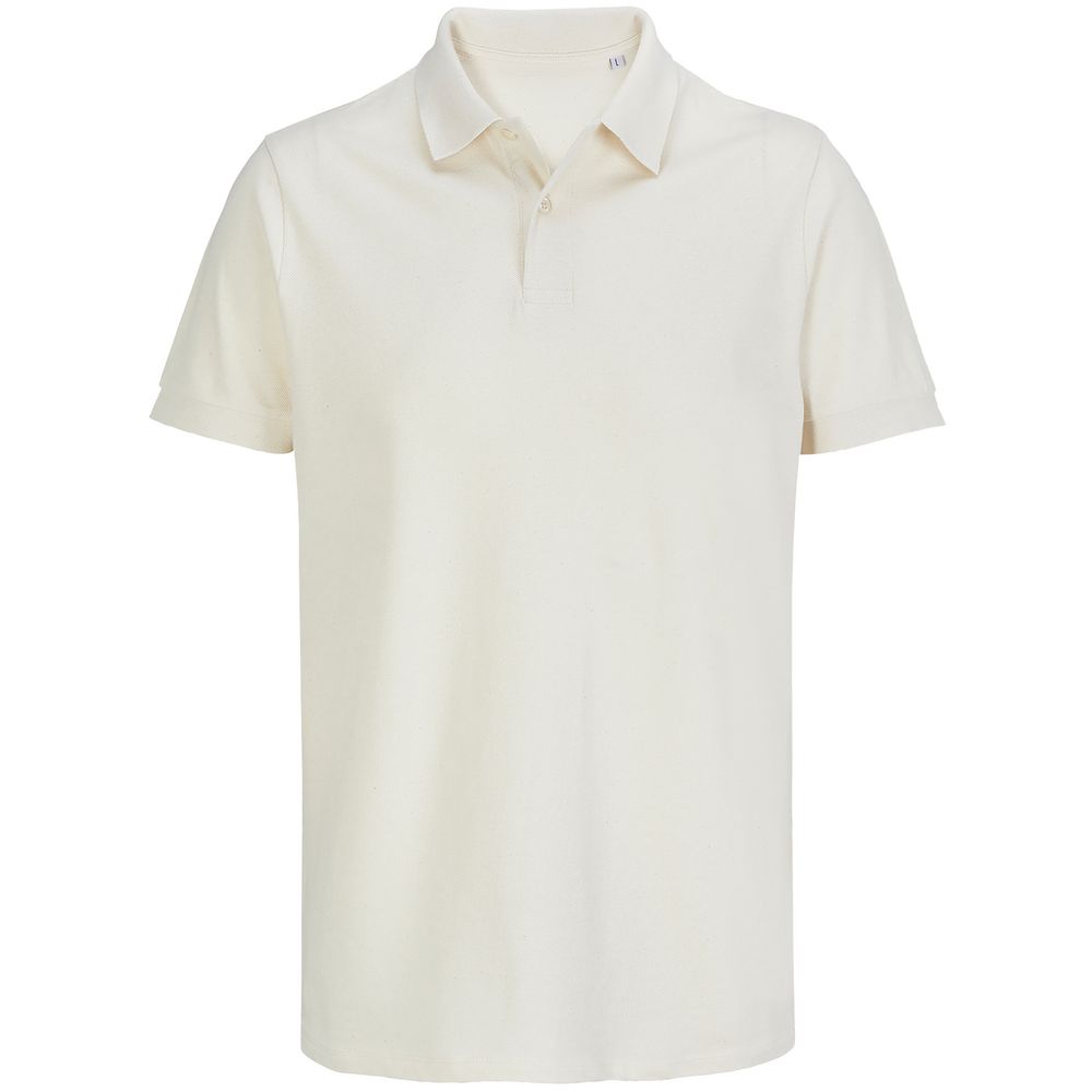 Рубашка поло женская Pacific Women, светло-бежевая (неокрашенная) с логотипом