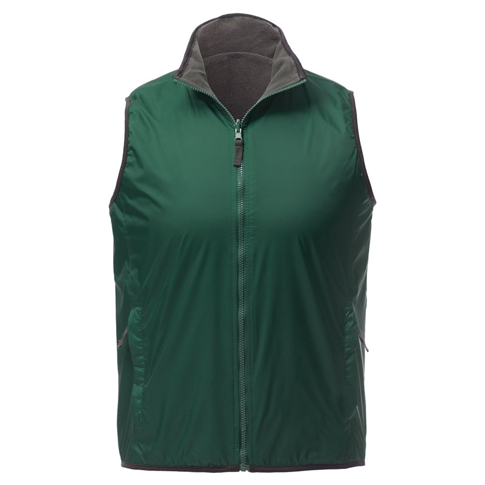 Жилет двусторонний Winner, зеленый с логотипом