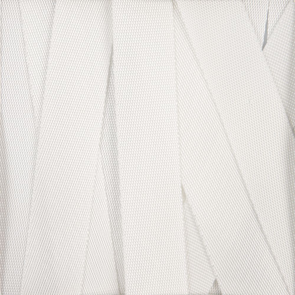 Стропа текстильная Fune 20 S, белая, 30 см с логотипом