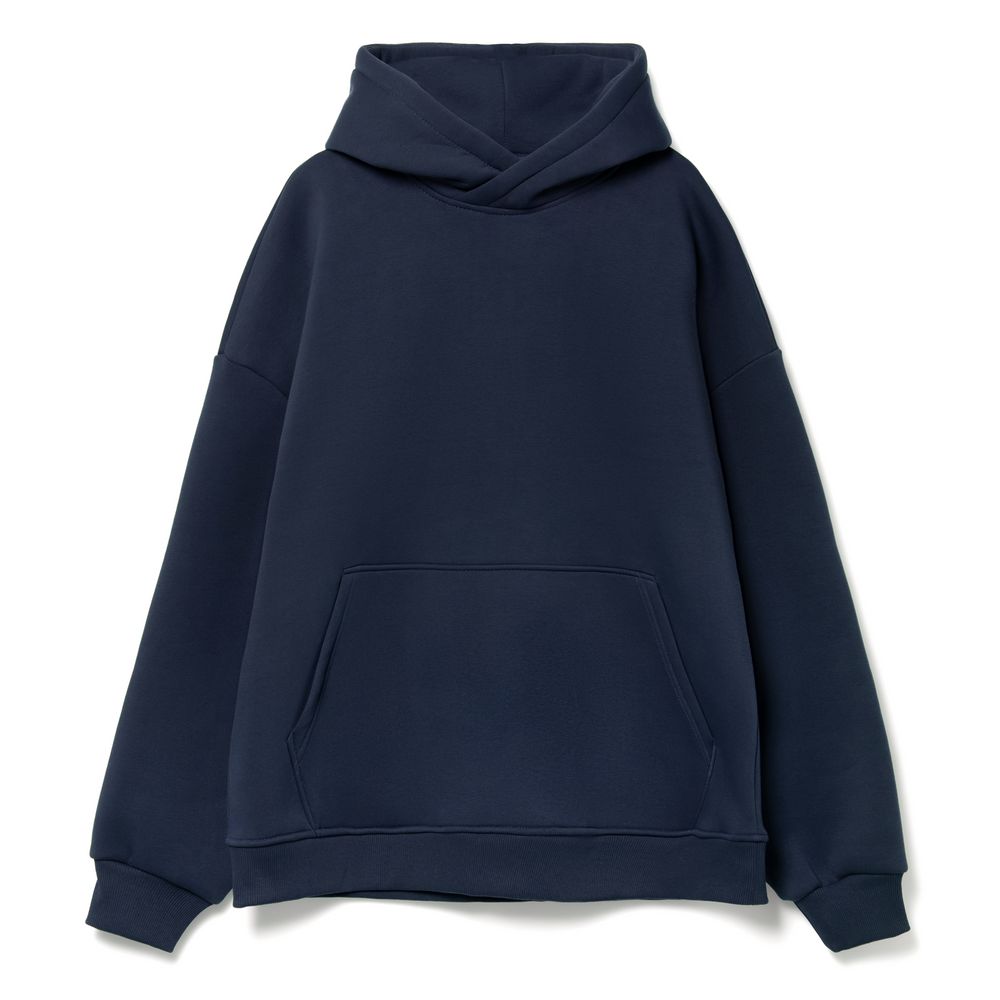 Худи Kulonga Oversize, темно-синее с логотипом
