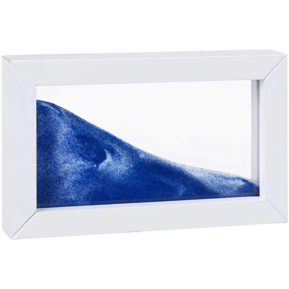 Песочная картина-антистресс Zenscape, белая с синим с логотипом