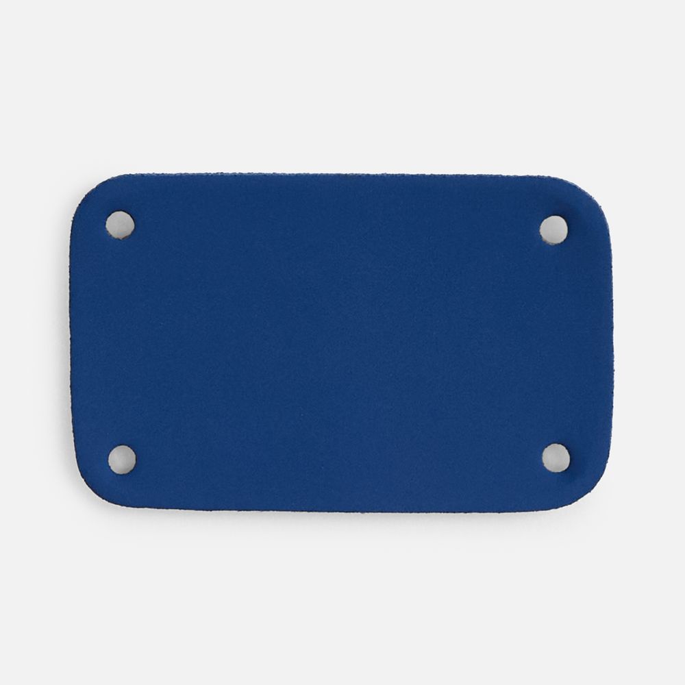 Лейбл Eta Soft Touch, S, синий с логотипом