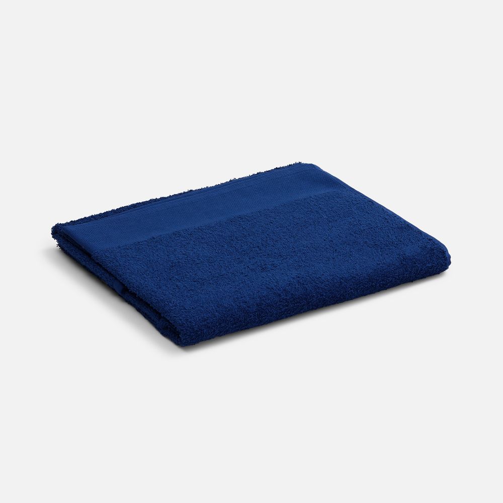 Полотенце Odelle, большое, ярко-синее с логотипом