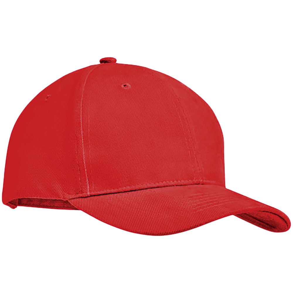 Бейсболка Tekapo, красная с логотипом