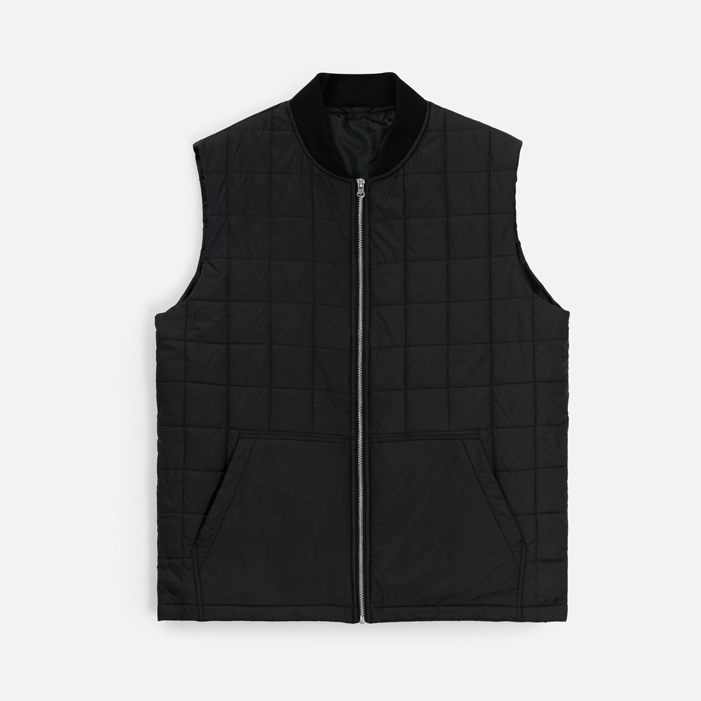 Жилет унисекс Warmbridge, черный с логотипом