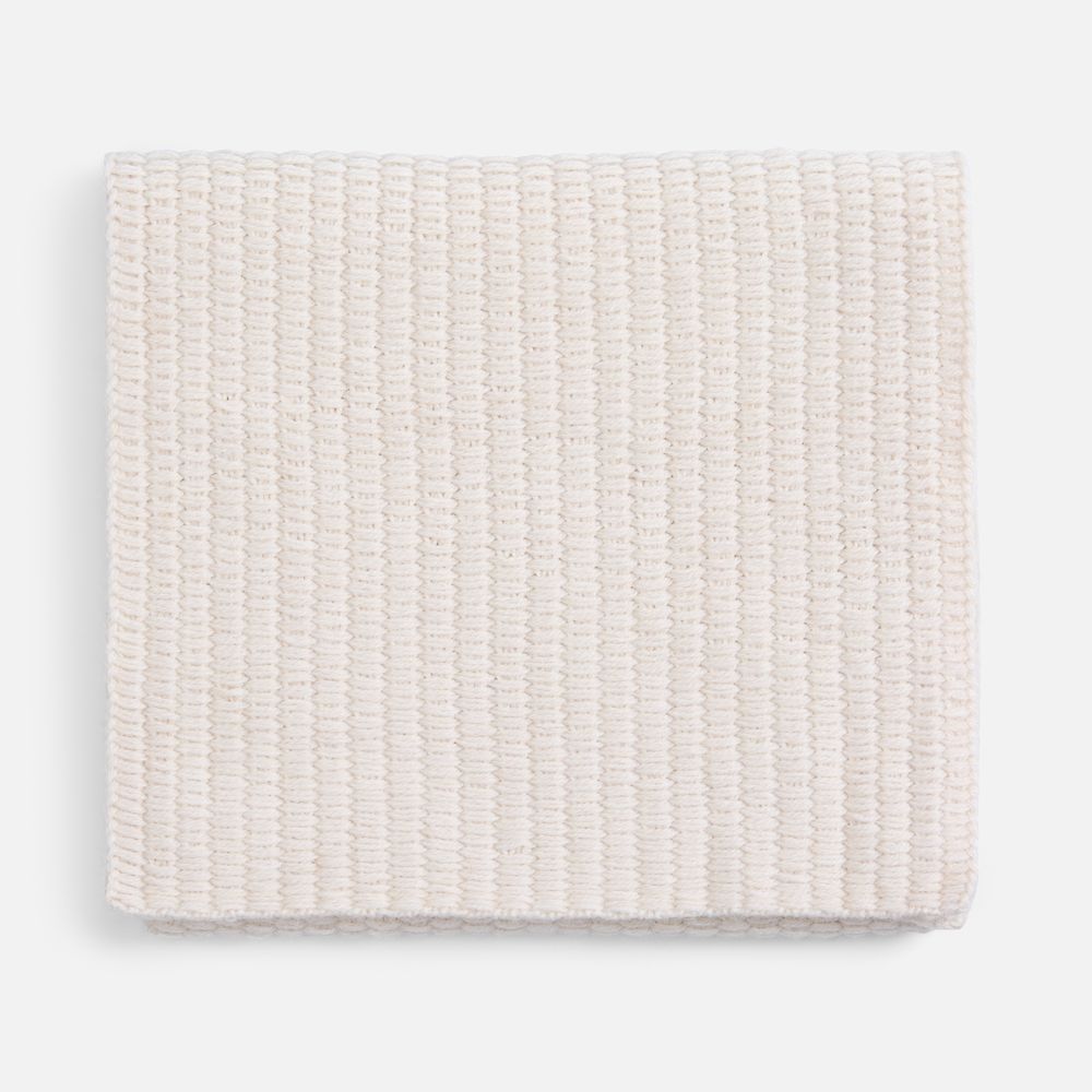 Шарф Frissonelle, жемчужно-белый с логотипом