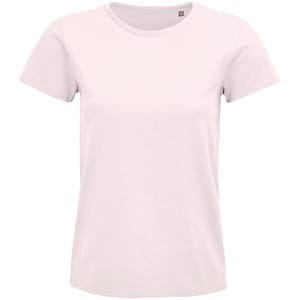 Футболка женская Pioneer Women, розовая с логотипом