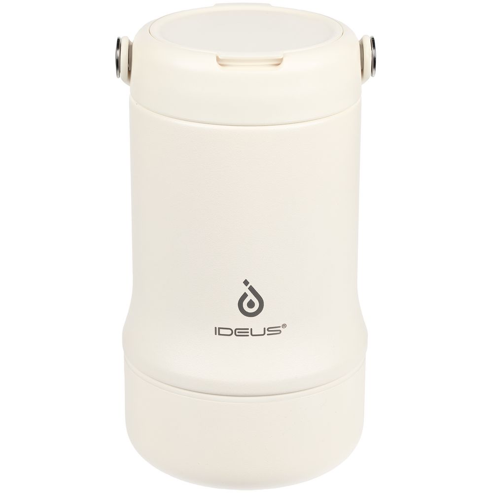 Термос для еды Tabenodo, белый (молочный) с логотипом