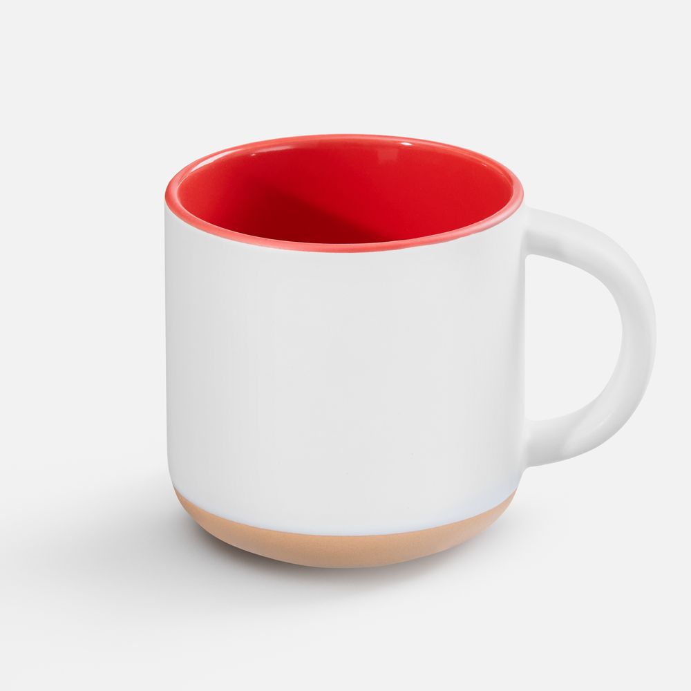 Кружка для сублимационной печати Colorisma, красная с логотипом