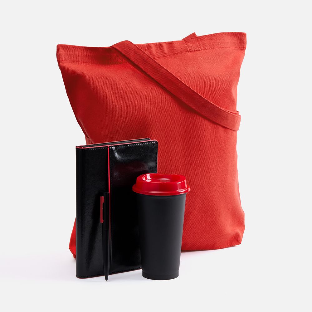 Набор Alanis, черный с красным с логотипом