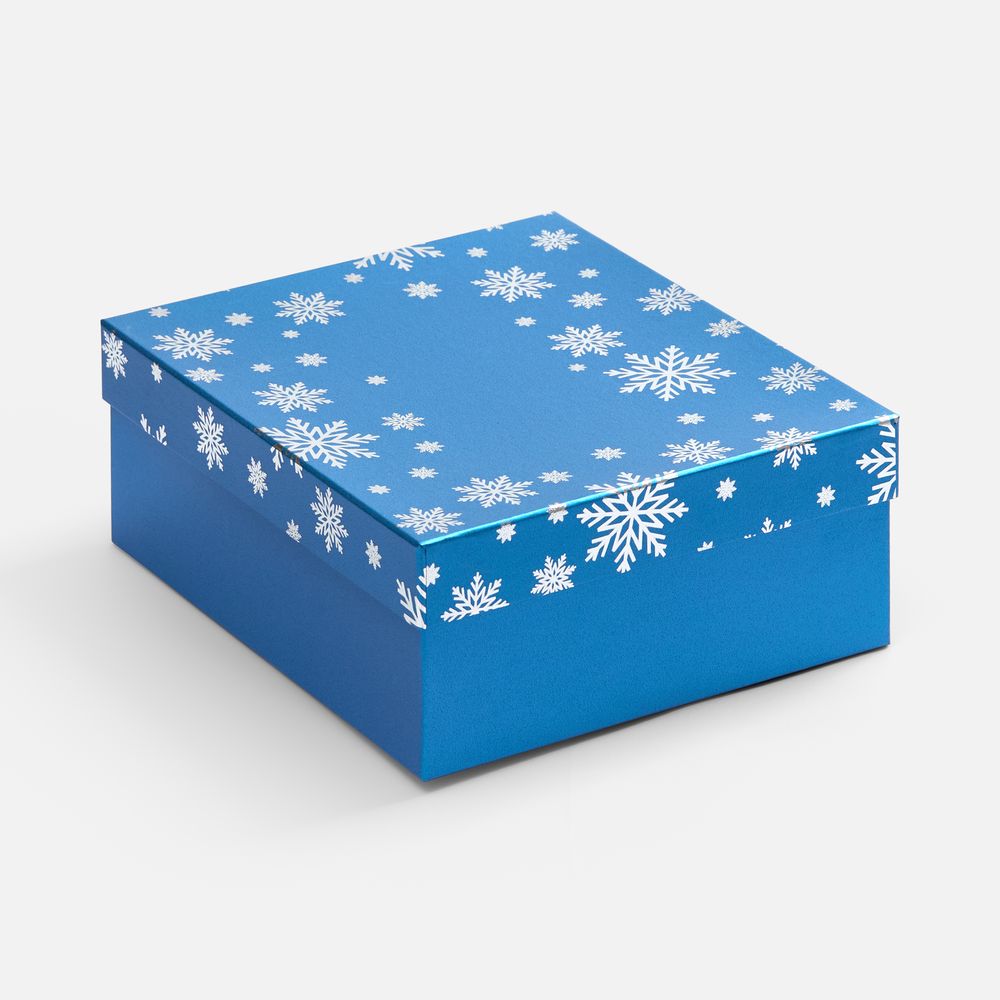 Коробка Wintry, синяя с логотипом