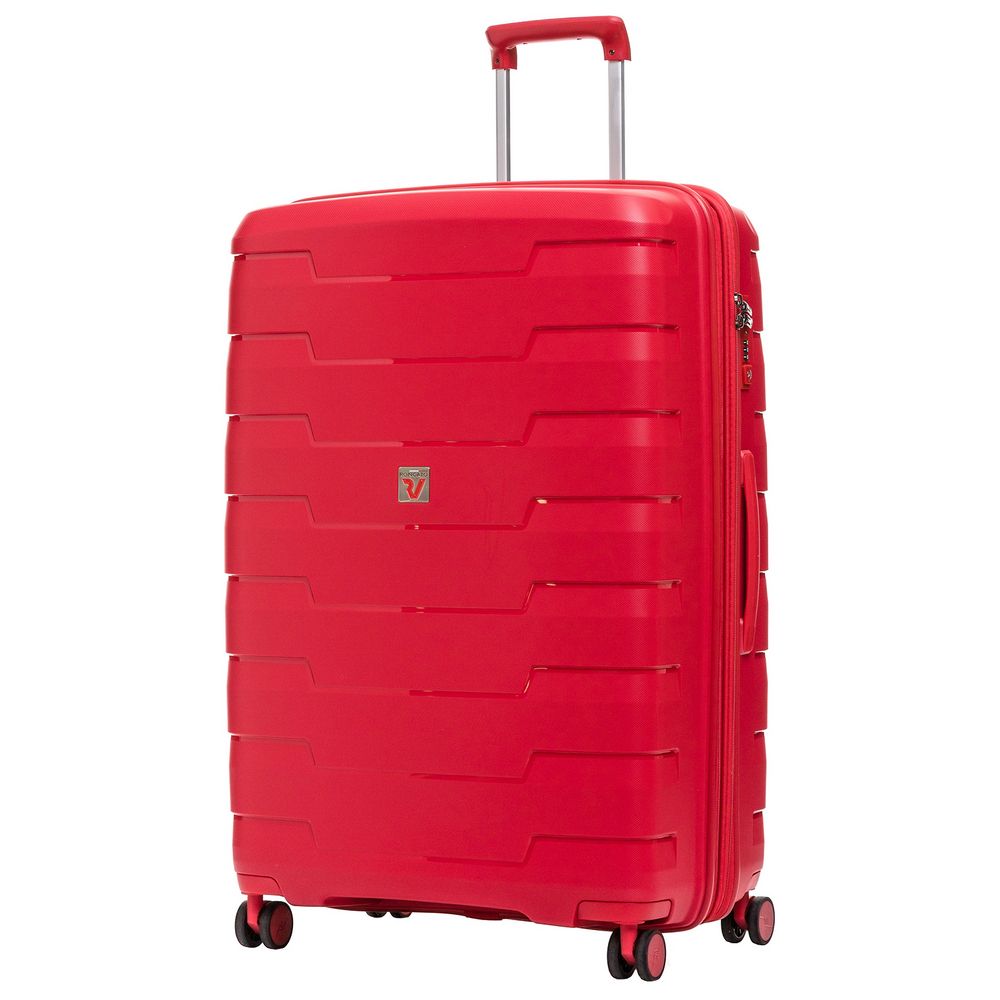 Чемодан Skyline L, красный с логотипом