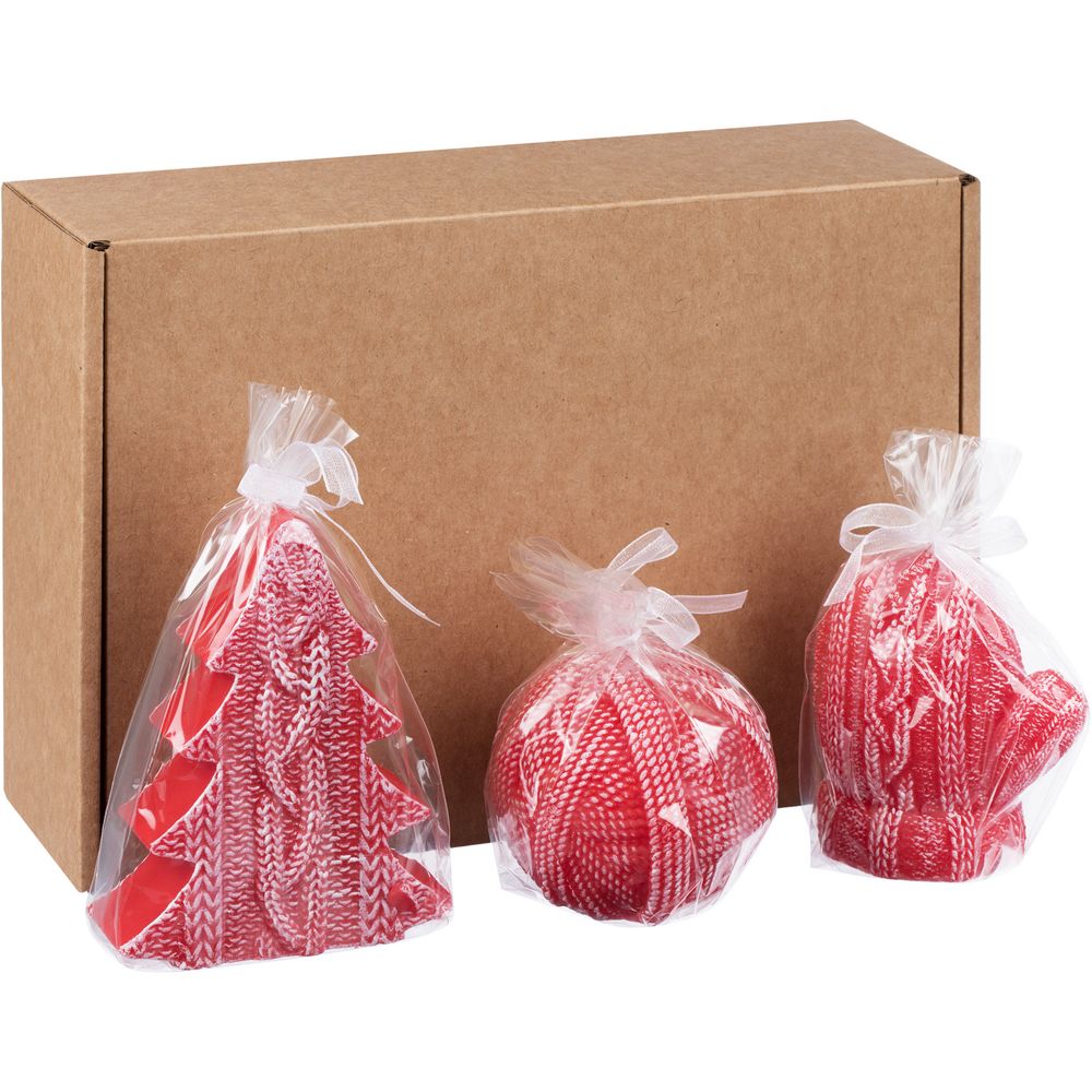 Набор Kniteam, красный с логотипом