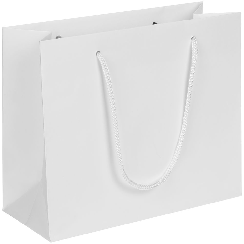 Пакет бумажный Arc S, белый с логотипом