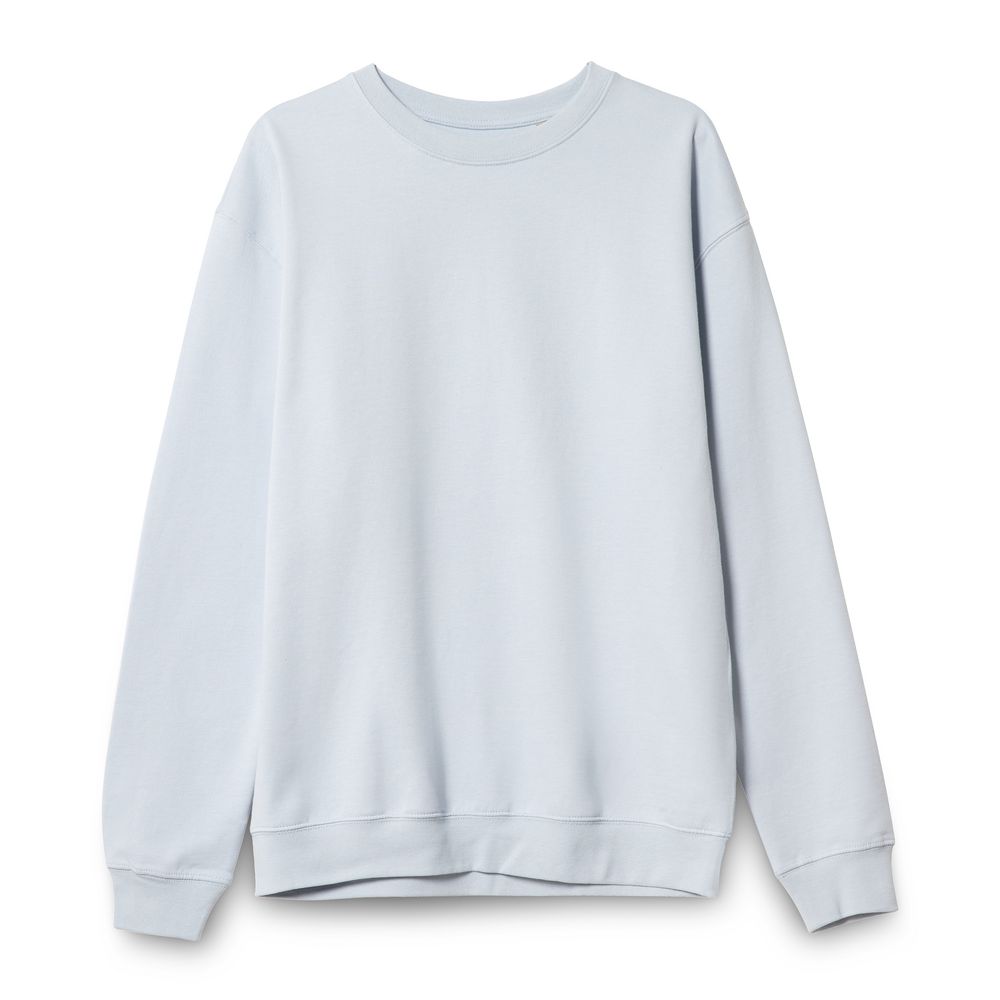 Свитшот унисекс Columbia, голубой с логотипом