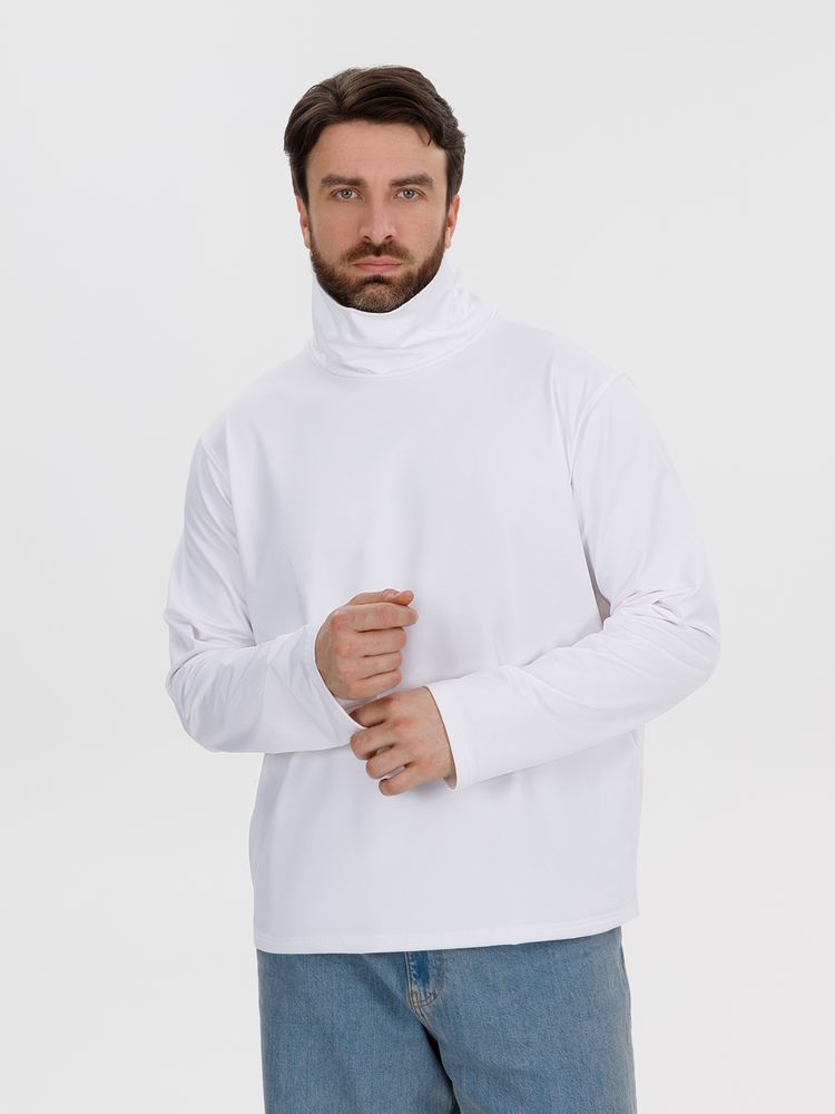 Лонгслив Morfiss, белый с логотипом