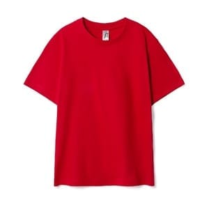 Футболка детская Regent Kids 150, красная с логотипом