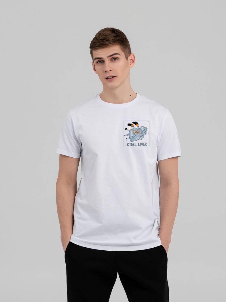 Футболка «Стилливер», белая с логотипом