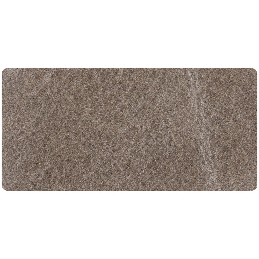 Лейбл кожаный Pasek, XS, серый с логотипом