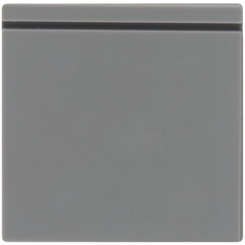 Лейбл из ПВХ Kare, серый с логотипом