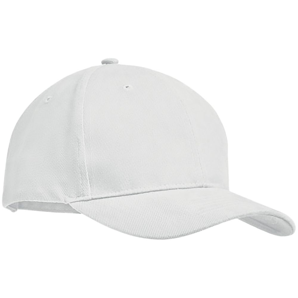 Бейсболка Tekapo, белая с логотипом