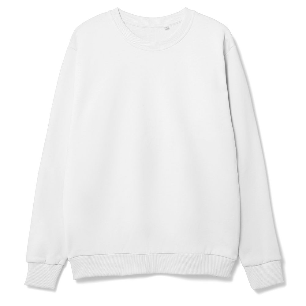 Толстовка Unit Toima Heavy, белая с логотипом