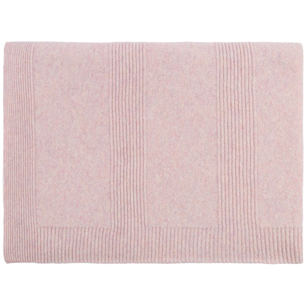 Плед-Палантин Territ, светло-розовый с логотипом