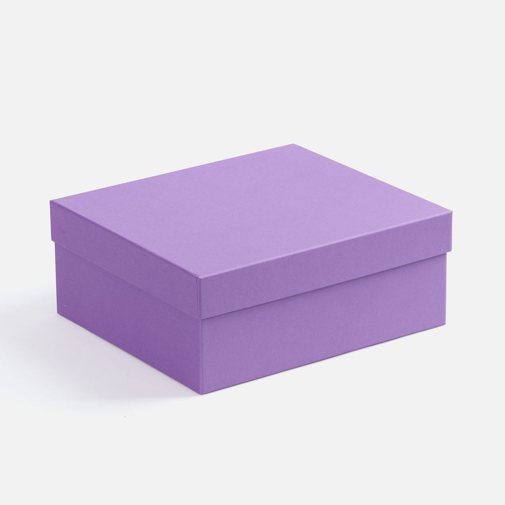 Коробка Recollection, сиреневая (лиловая) с логотипом