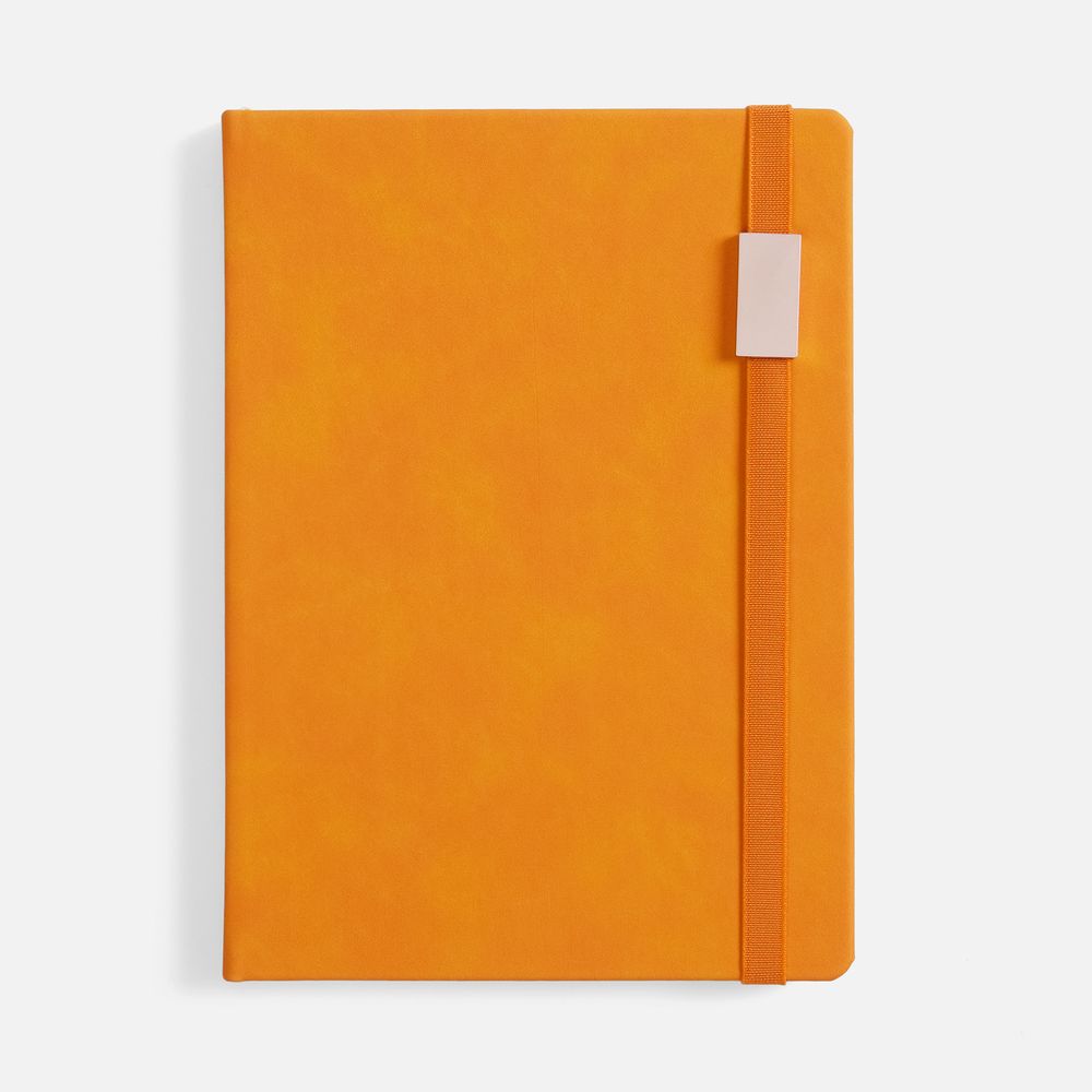 Ежедневник Urban Metal, недатированный, оранжевый с логотипом