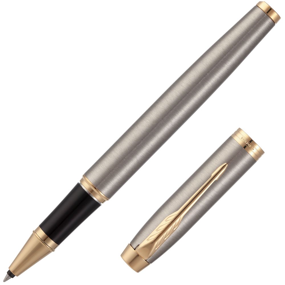 Роллер Parker IM Core T321 Brushed Metal GT F с логотипом