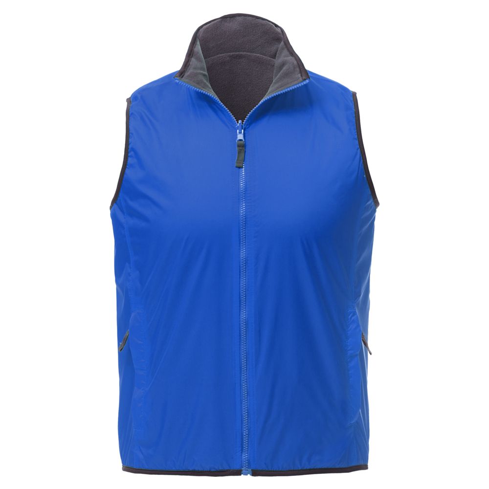 Жилет двусторонний Winner, ярко-синий с логотипом