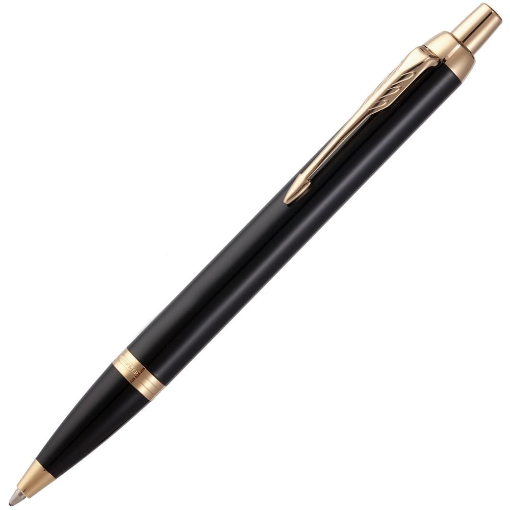 Ручка шариковая Parker IM Core Black GT, черная с логотипом