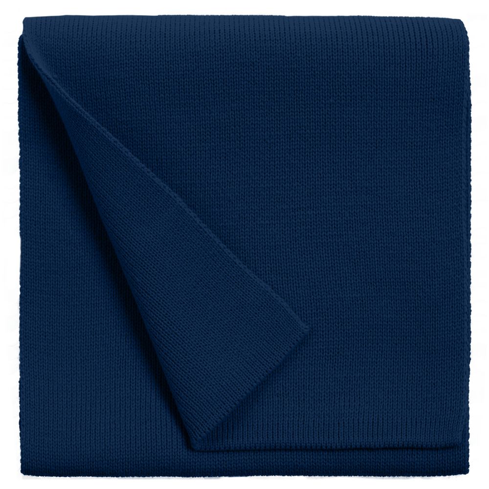 Шарф Real Talk, темно-синий с логотипом