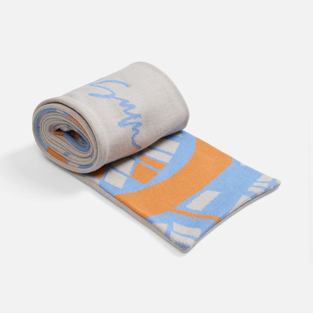 Шарф Joyful на заказ, XL, полушерсть с логотипом