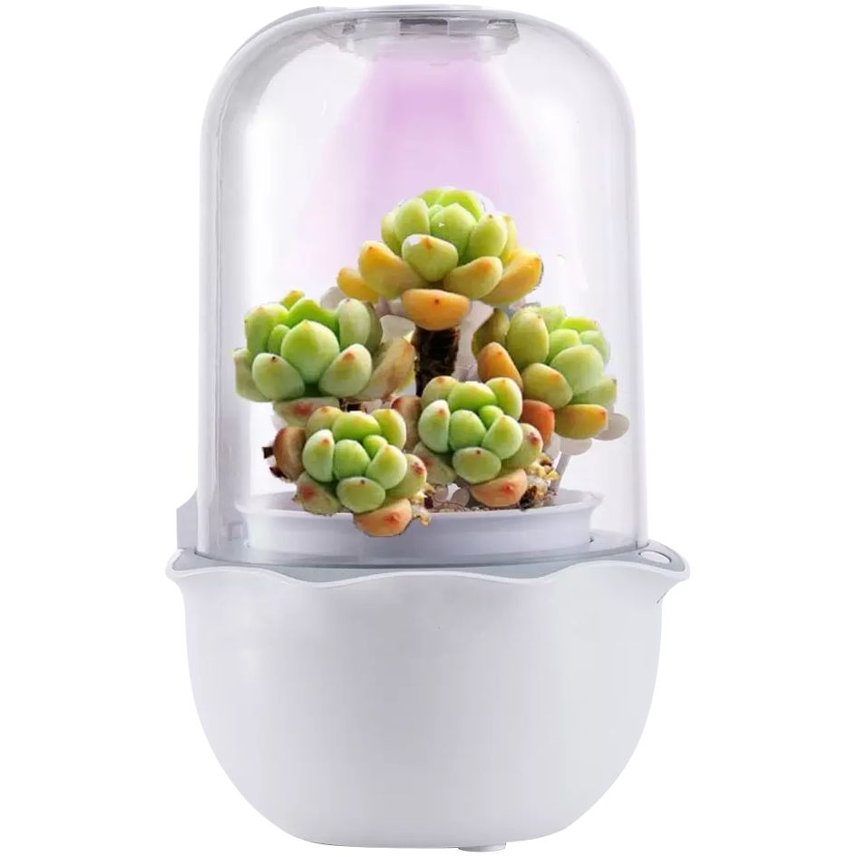 Умная теплица growUp, белая с логотипом