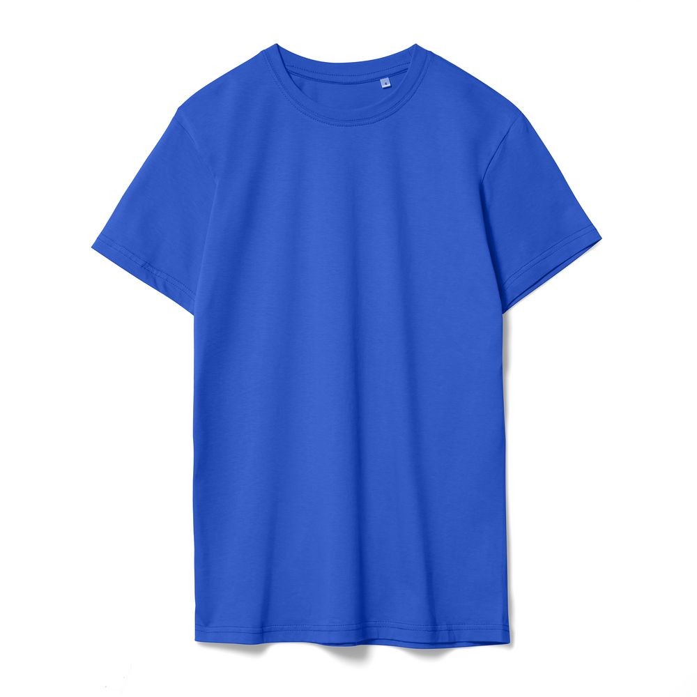 Футболка унисекс T-Bolka 160, ярко-синяя с логотипом