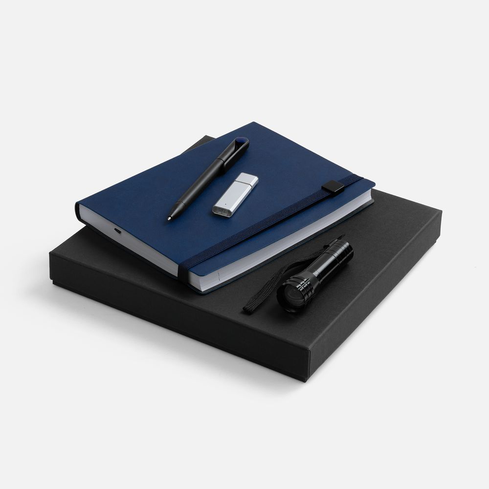 Набор Vivid Maxi, синий с логотипом