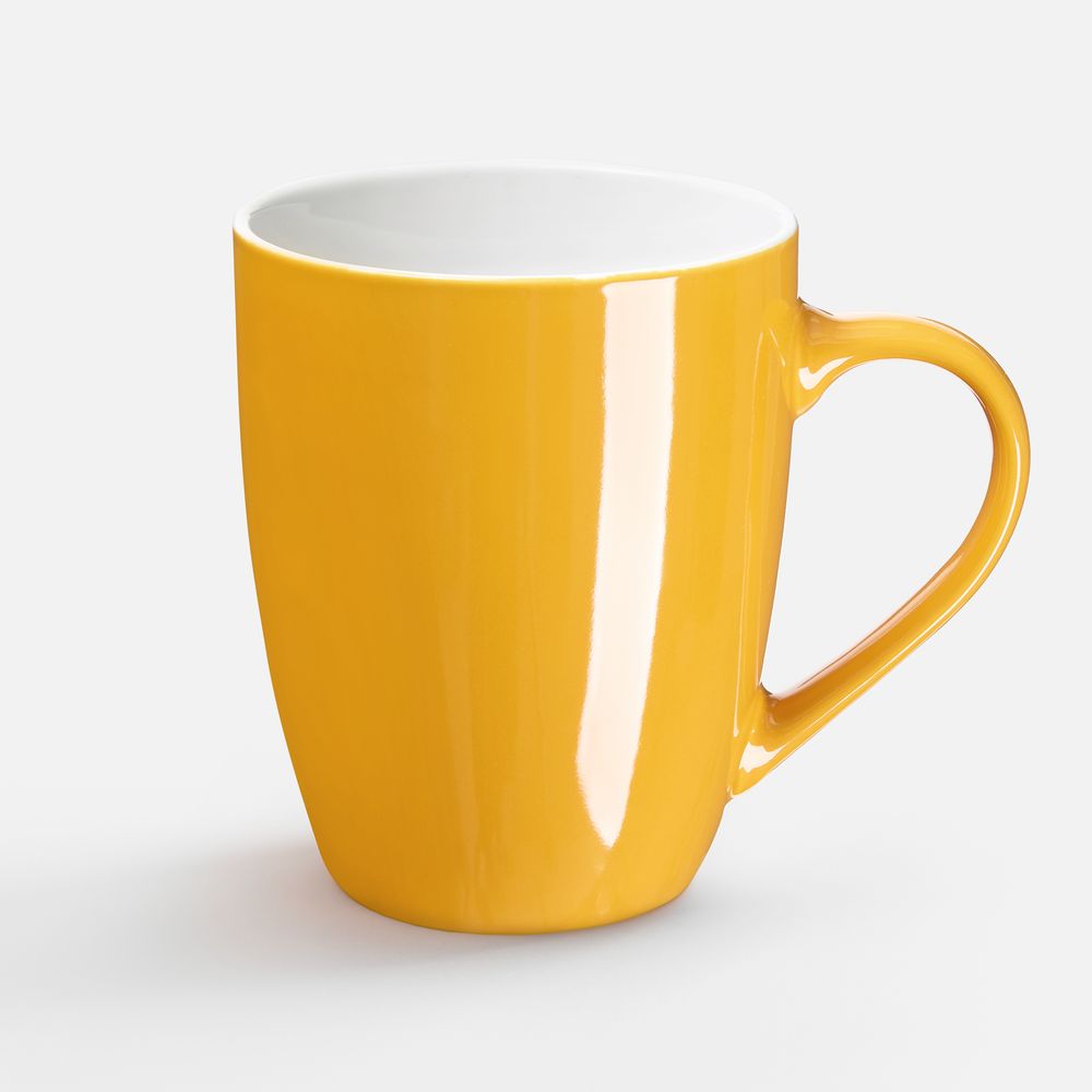 Кружка Good Morning, желтая с логотипом