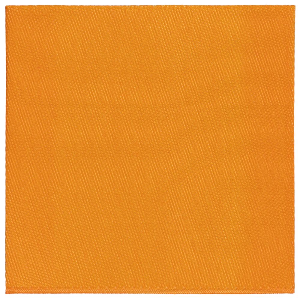 Лейбл тканевый Epsilon, L, оранжевый с логотипом