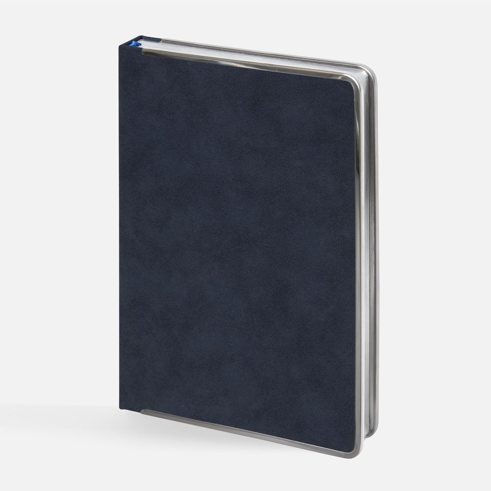 Ежедневник Metal Frame на заказ, датированный, синий с логотипом