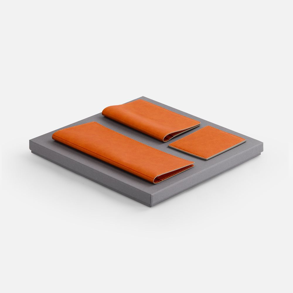 Набор Petrus Trio, оранжевый с логотипом