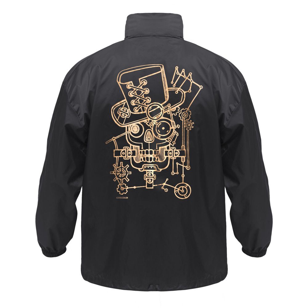 Ветровка John Steampunk, черная с логотипом