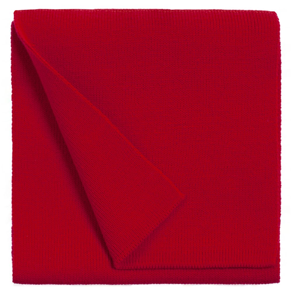 Шарф Real Talk, красный с логотипом