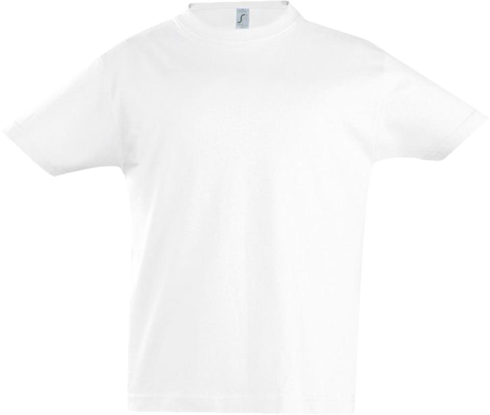 Футболка детская Imperial Kids 190, белая с логотипом