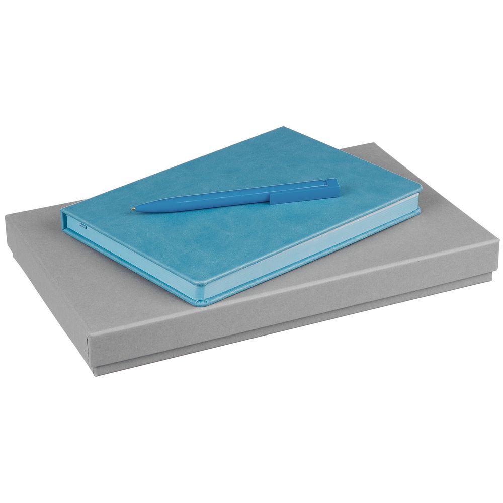 Набор Brand Tone, голубой с логотипом