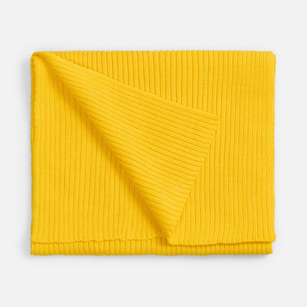 Шарф Yong, желтый с логотипом