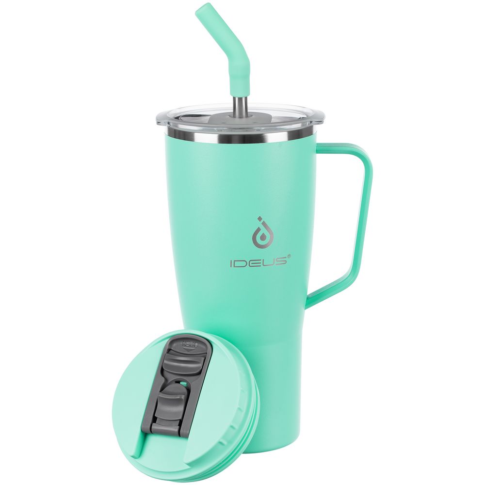 Термостакан Kasumigaoka, бирюзовый с логотипом