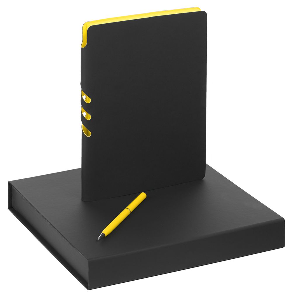 Набор Flexpen Black, желтый с логотипом