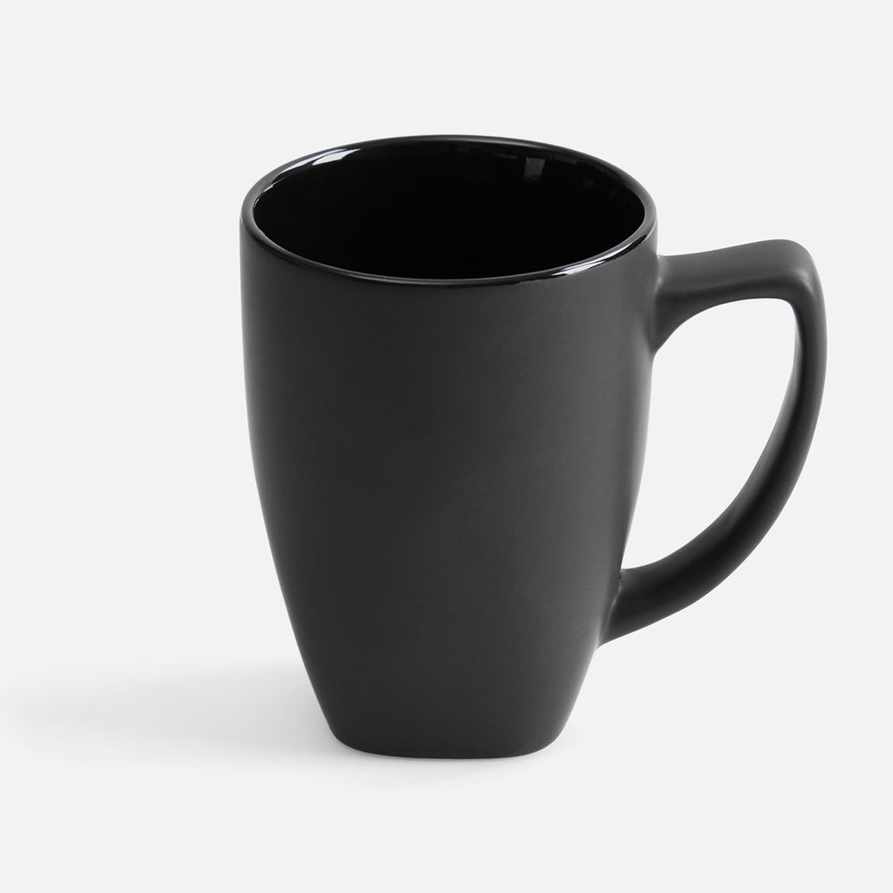 Кружка Foretta, черная с логотипом