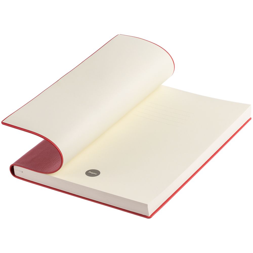 Ежедневник Chillout New, недатированный, красный с логотипом